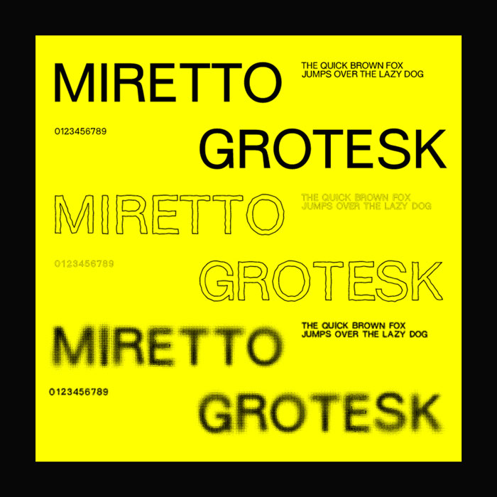 MIRETTO GROTESK